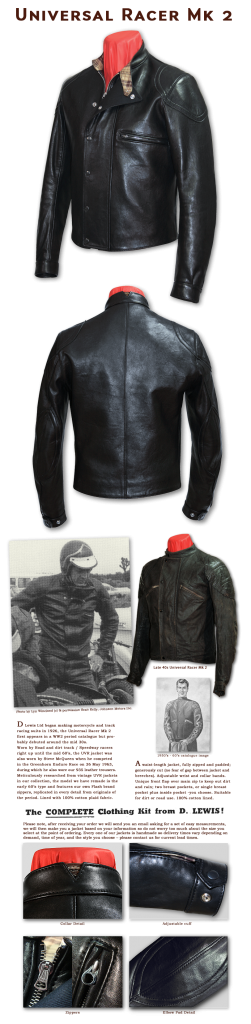 UNIVERSAL RACER MK2 - Lewis Leathers Japan