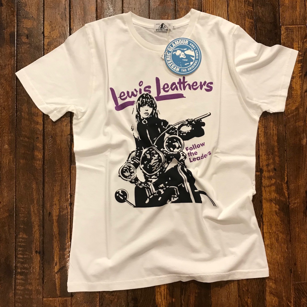 【Hysteric Glamour x Lewis Leathers】Biker Girl T-shirt - Lewis 