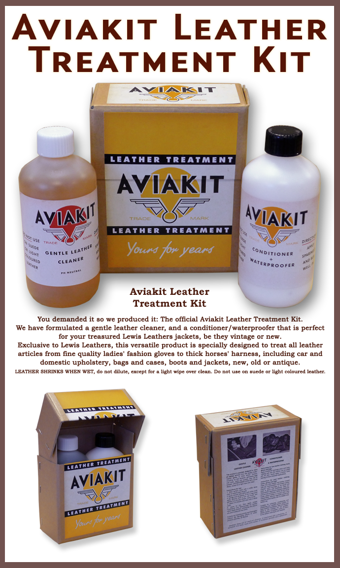 Aviakit Leather Treatment Kit - Lewis Leathers Japan