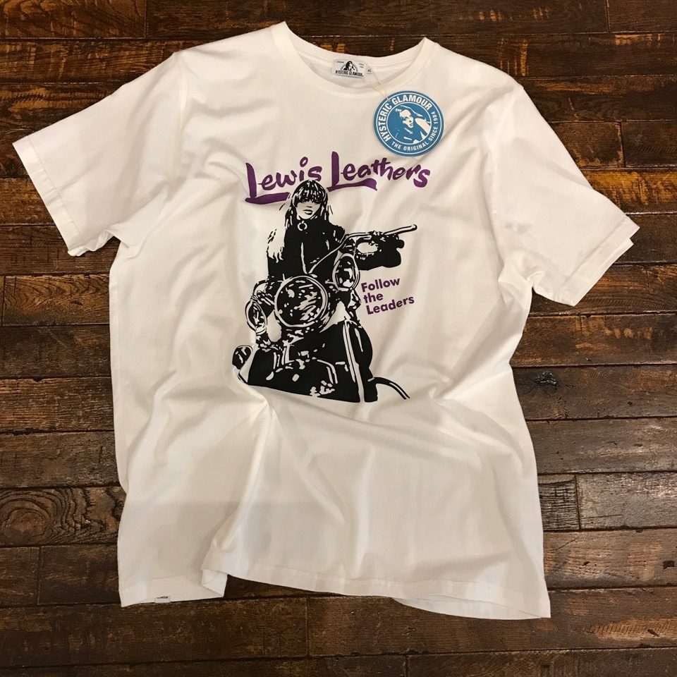 Hysteric Glamour×Lewis Leather】Biker Girl T-shirt - Lewis 