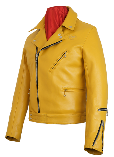 British sheep leather yellow color