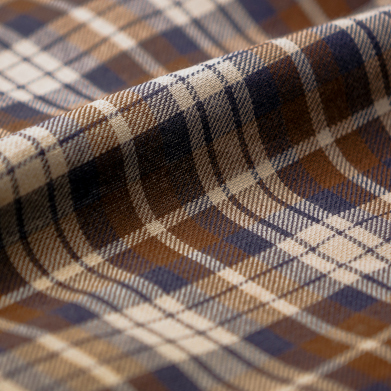 Brown tartan