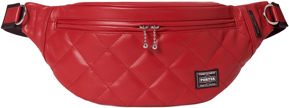 PORTER / Lewis Leathers x PORTER WAIST BAG RED