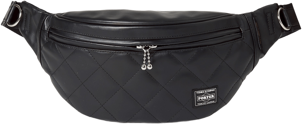 PORTER / Lewis Leathers x PORTER WAIST BAG BLACK