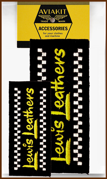 Lewis Leathers Checker Patch D-d