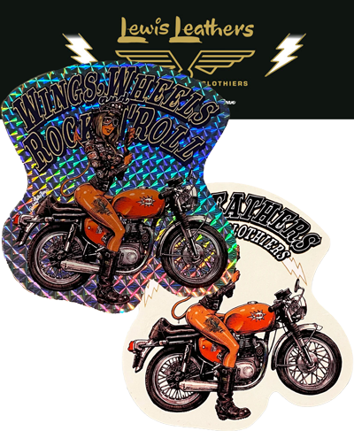EROSTIKA × Lewis Leathers Sticker