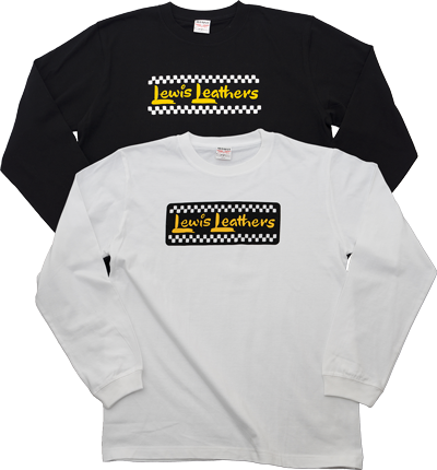 RIB LONG SLEEVE TEE   CHECKER LOGO