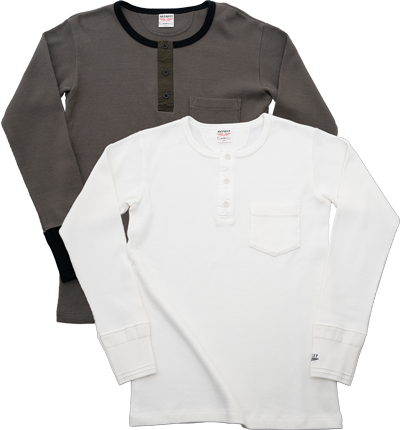 AVIAKIT Thermal T-shirt Henley Neck