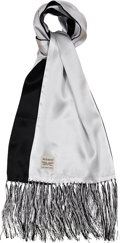AVIAKIT Smooth Silk Scarf Double Sided