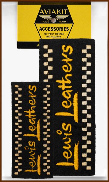 Lewis Leathers Checker Patch D-d