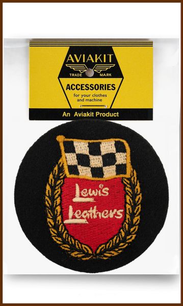 Lewis Leathers Logo Leaves Patch C