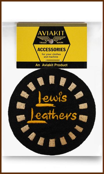 Lewis Leathers Checker Round Patch A