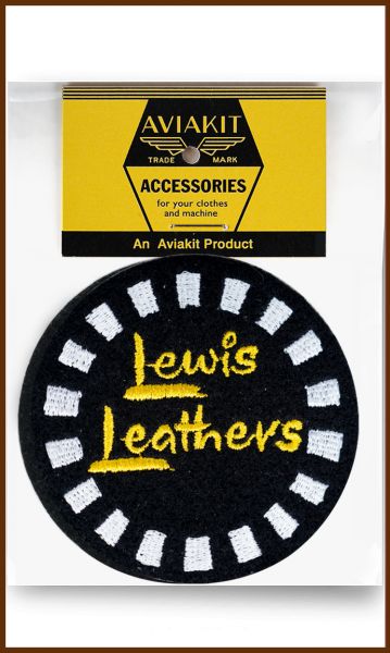 Lewis Leathers Checker Round Patch A
