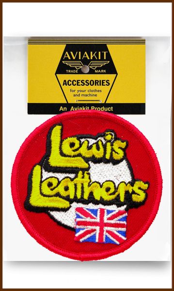 80's Lewis Leathers Logo Patch F