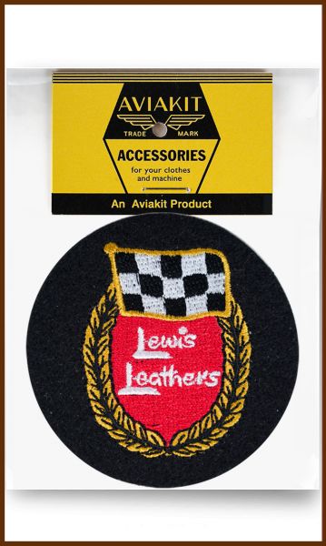 Lewis Leathers Logo Leaves Patch C