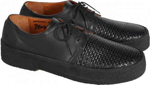 Leather Basket Weave Derby's by Original Playboy