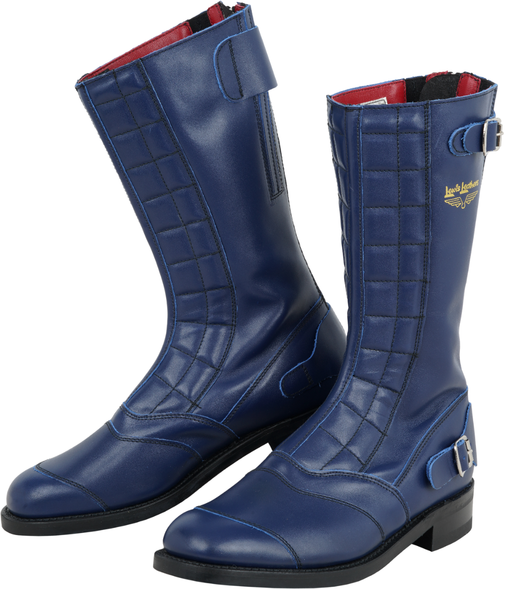 Road Racer Boots No.177 Navy - Lewis Leathers Japan