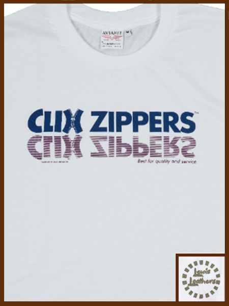 Clix Zippers T-Shirt White