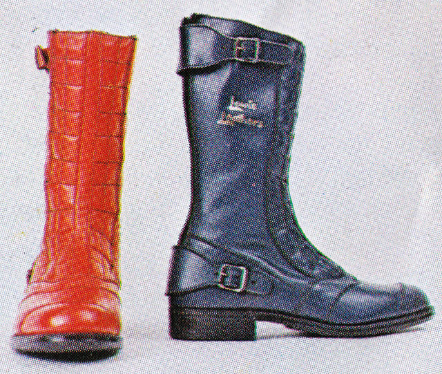 Road Racer Boots 177 Red Vintage