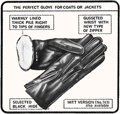 Lined Gloves No.694 - Lewis Leathers Japan