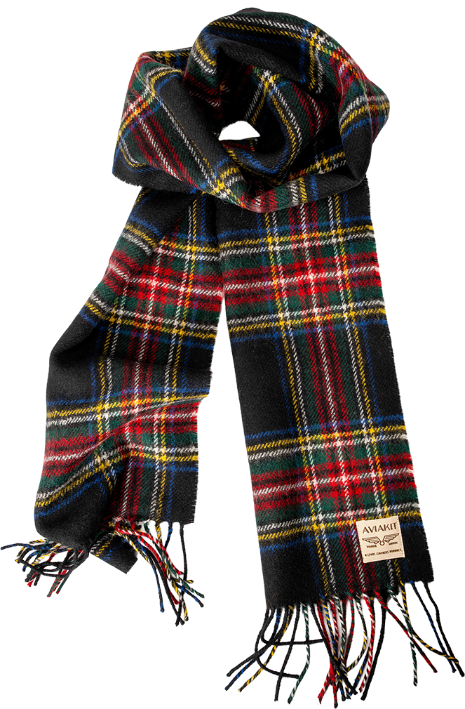 Scottish Wool Tartan Scarf