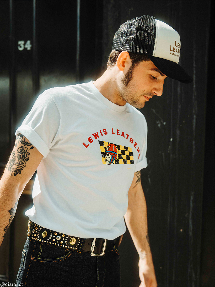 Skull Helmet T shirt